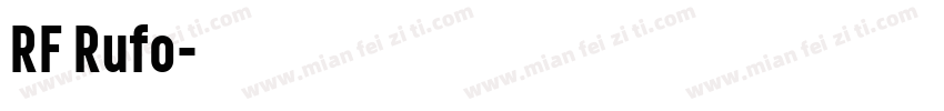RF Rufo字体转换